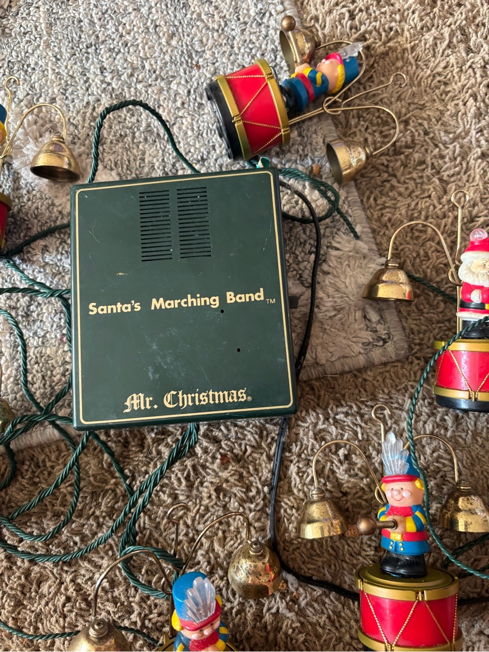 Santa's Marching Band String Lights - Green